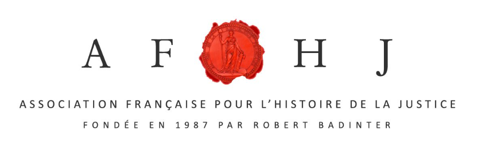 Logo de l'AFHJ, Association Française pour l'Histoire de la Justice