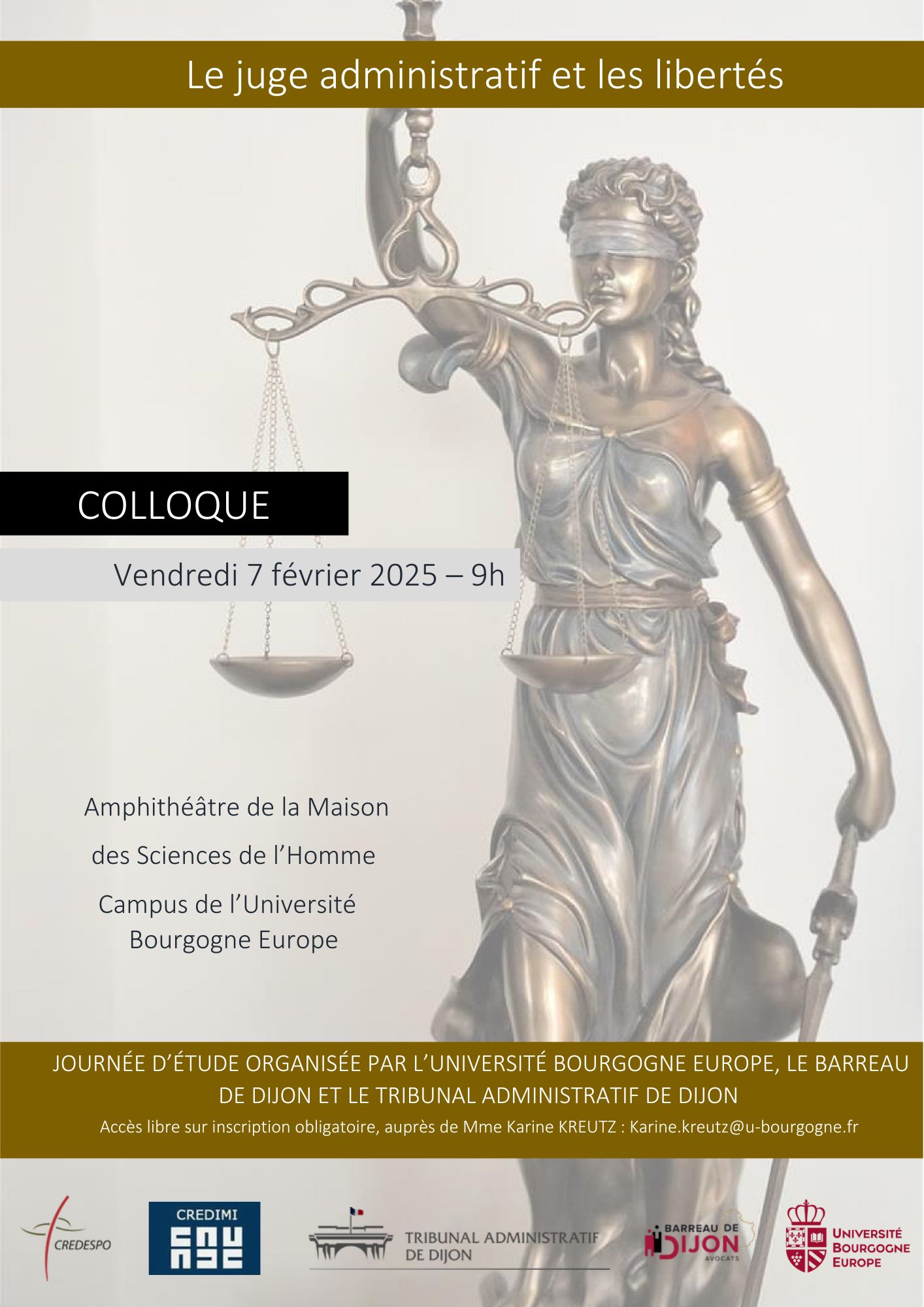 Affiche colloque juge administratif